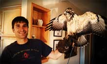 Rob Probst with Falcon